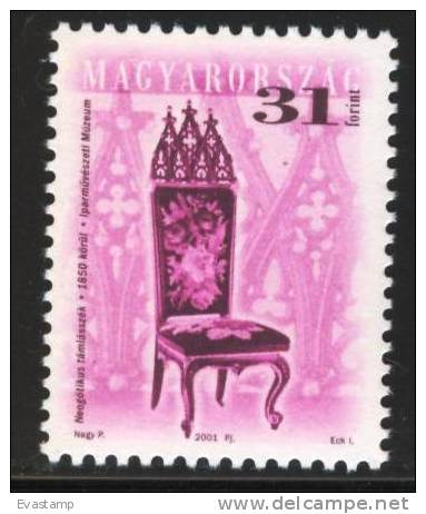 HUNGARY - 2001. Antique Furnitures / Chairs MNH!! Mi 4658. - Ungebraucht