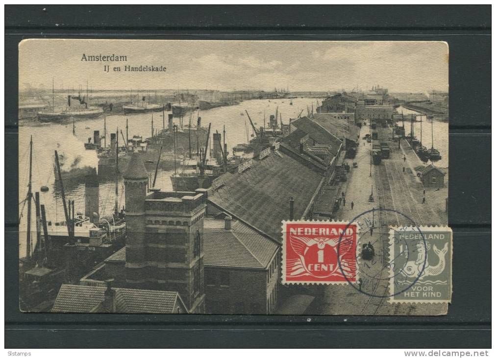 Netherlands 1929 Postal Card   To Estonia Kuressaare  Amsterdam - Lettres & Documents