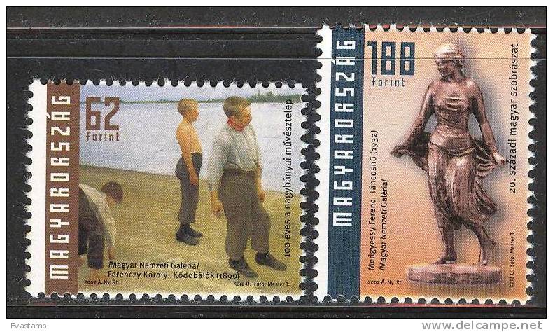 HUNGARY - 2002. Arts / Painting By Ferenczy And Sculpture By Megyessy  MNH!!  Mi 4739-4740. - Neufs