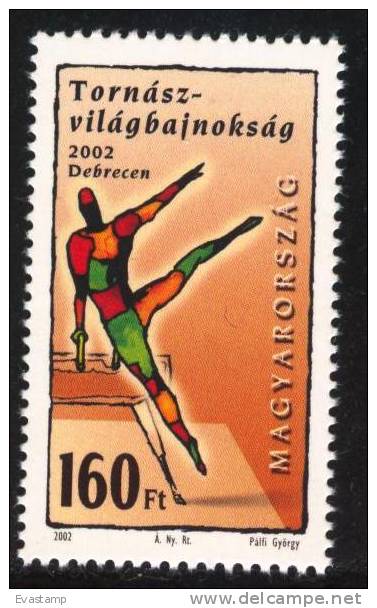 HUNGARY - 2002. World Gymnastics Championships, Debrecen  MNH!!  Mi 4754. - Neufs