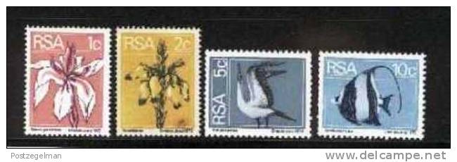 REPUBLIC OF SOUTH AFRICA, 1974, MNH Stamp(s) Definitives, Flora &amp; Fauna Coils ,  Nr(s) 463-466 (complete) - Unused Stamps