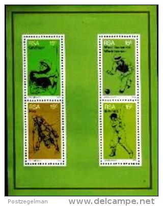 REPUBLIC OF SOUTH AFRICA, 1976 MNH Stamp(s) Block Nr. 5 Golf(all Sports) - Ungebraucht