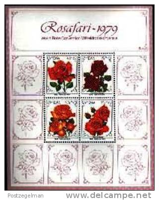 REPUBLIC OF SOUTH AFRICA, 1979, MNH Stamp(s) Block Nr. 8 Roses Congress - Unused Stamps