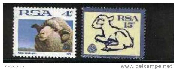 REPUBLIC OF SOUTH AFRICA, 1970-1979,  MNH stamp(s) all year stamps as per scans nrs. 386-568