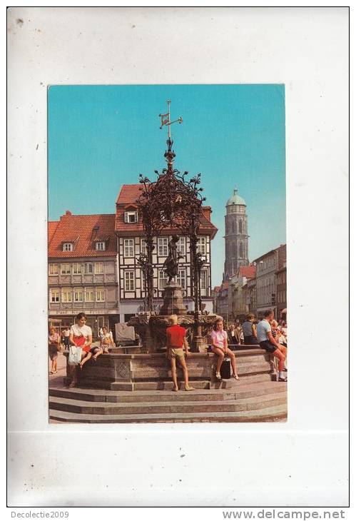 ZS37019 Gottingen Markbrunnen Mit Den Ganselisesel      2 Scans - Goettingen