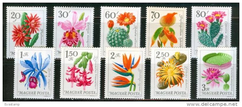 HUNGARY-1965.Flowers From Botanic GardensCpl.Set MNH! - Unused Stamps