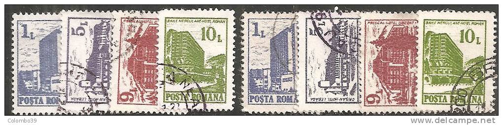 Romania 1991 Usato - Mi.4667/70  Yv.3953/56  X2 - Gebraucht