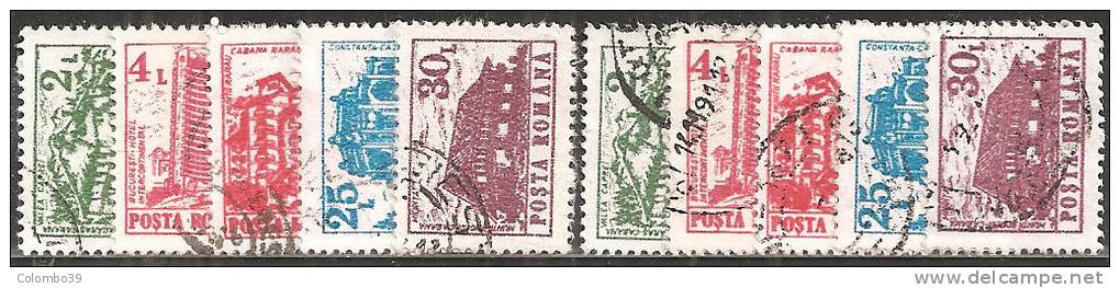 Romania 1991 Usato - Mi.4702/06  Yv.3966/70  X2 - Gebraucht