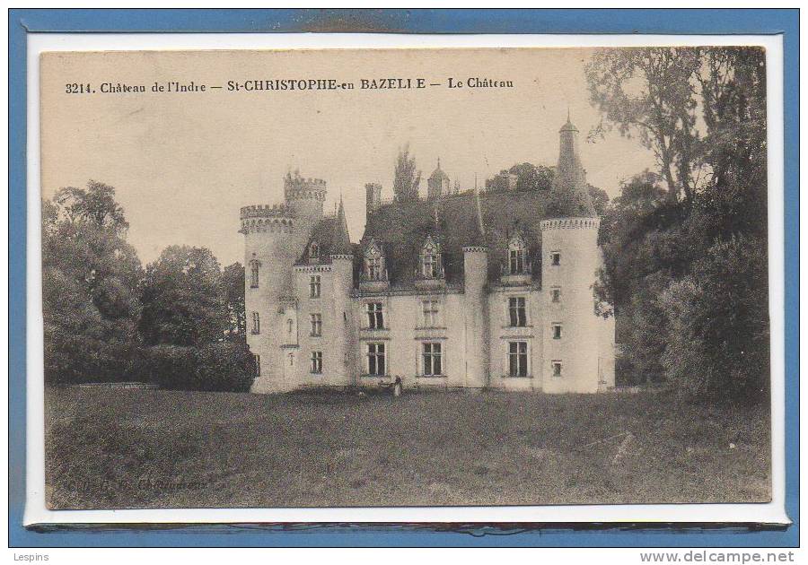 36 - SAINT CHRISTOPHE En BAZELLE --  Le Château - Autres & Non Classés