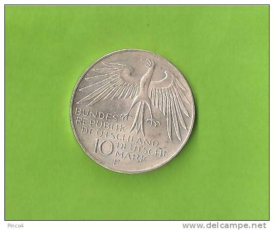 GERMANIA GERMANY 10 MARCHI 1972 OLIMPIADI MONACO - SILVER - - Otros & Sin Clasificación