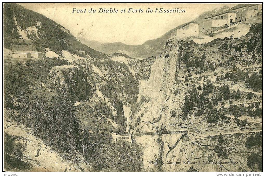 Modane. Le Pont Du Diable Et Le Fort De L' Esseillon. - Modane