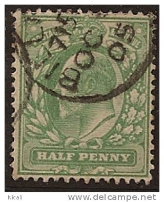 GB 1902 1/2d Yellowish-green KEVII SG 218 U RV2014 - Non Classés