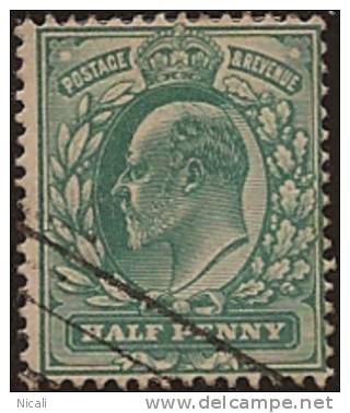 GB 1902 1/2d Dull Blue-green KEVII SG 215 U RV2011 - Zonder Classificatie