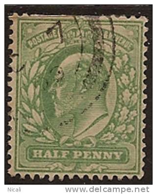 GB 1902 1/2d Green KE VII SG 218 U RV2122 - Ohne Zuordnung