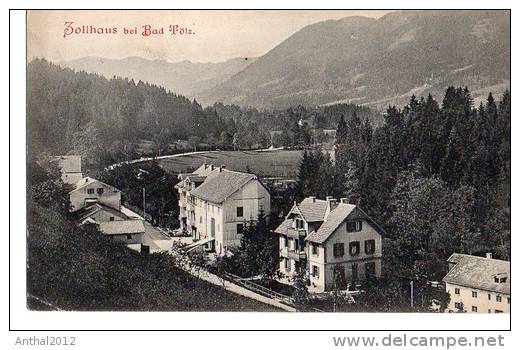 Litho Zollhaus Bei Bad Tölz Wohnhäuser Sw Um 1900 - Bad Toelz