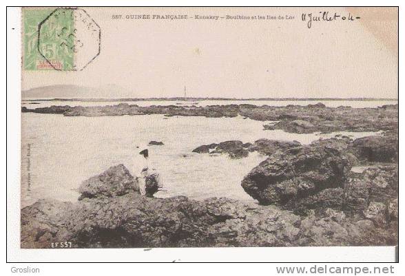 GUINEE FRANCAISE 557 KONAKRY BOULBINE ET LES ILES DE LOS 1904 - Guinée Française