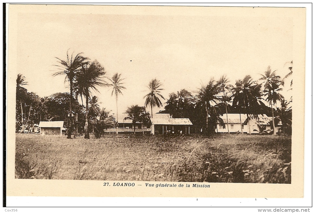 CPA CONGO LOANGO VUE GÉNÉRALE DE LA MISSION - Pointe-Noire