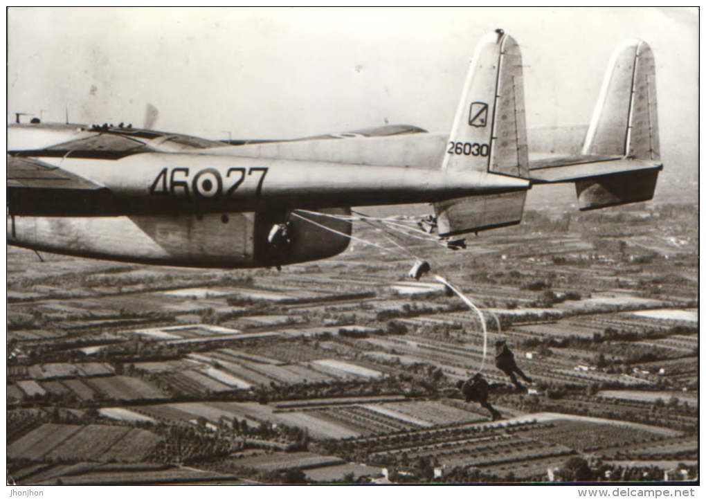 Italia-Postcard(photo) 1963-Parachute Jumping-2/scans - Fallschirmspringen