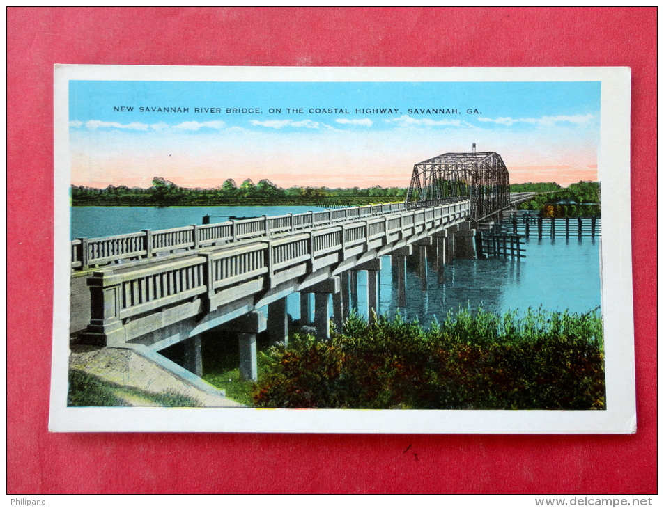 - Georgia > Savannah  Savannah River Bridge  Not Mailed   Ref 951 - Savannah