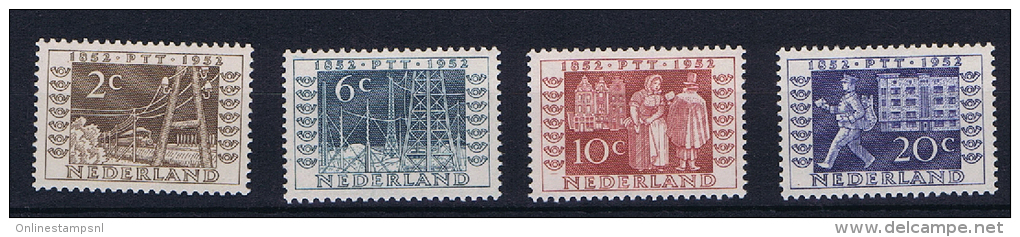 Netherlands, 1952 NVPH 592-595, MNH/** - Unused Stamps