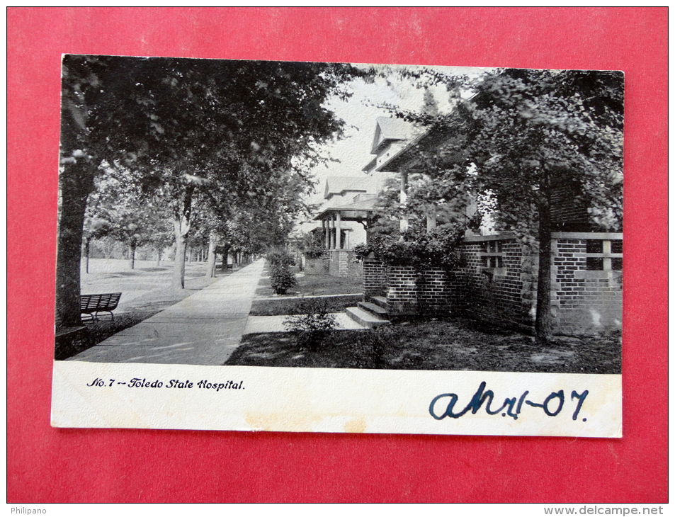 OH - Ohio > Toledo   State Hospital  UDB Not Mailed        Ref 951 - Toledo