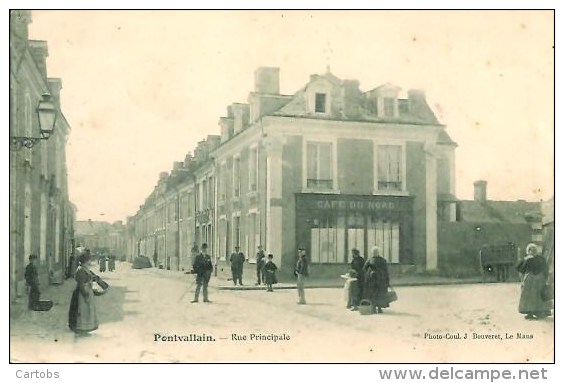 72 PONTVALLAIN Rue Principale (café Du Nord) - Pontvallain