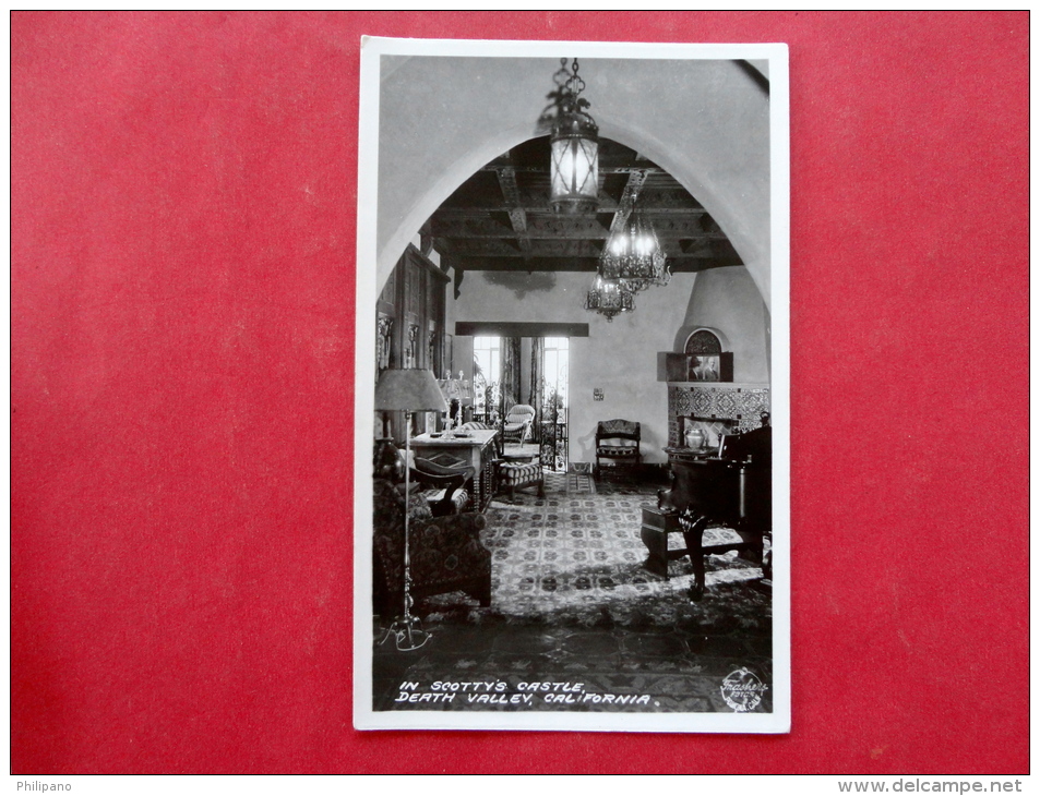 Rppc- By Frasers - California > Death Valley   Interior Scotty's Castle  NOT Mailed DOPS Box  Ref 952 - Death Valley