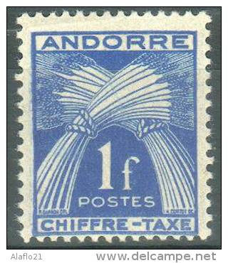 ANDORRE - TAXE N° 24 - NEUF SANS CHARNIERE - Luxe - Neufs