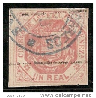 VENEZUELA 1873/75 - Yvert #22A - VFU - Venezuela