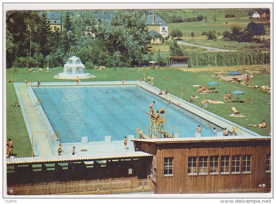 CPSM LUXEMBOURG MONDORF Les BAINS  La Piscine - Mondorf-les-Bains