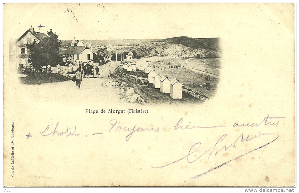 MORGAT, La Plage, Précurseur 1901 - Morgat