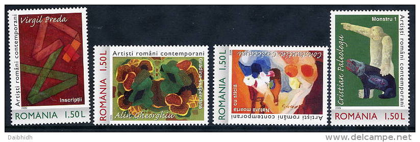 ROMANIA 2005 Contemporary Art MNH / **.  Michel 6016-19 - Ungebraucht