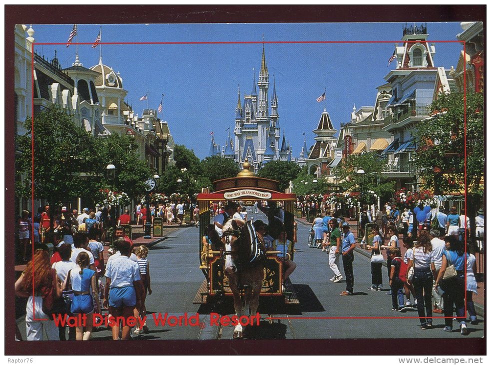 CPM Neuve Animée Etats Unis ORLANDO Walt Disney World Resort Main Street - Orlando