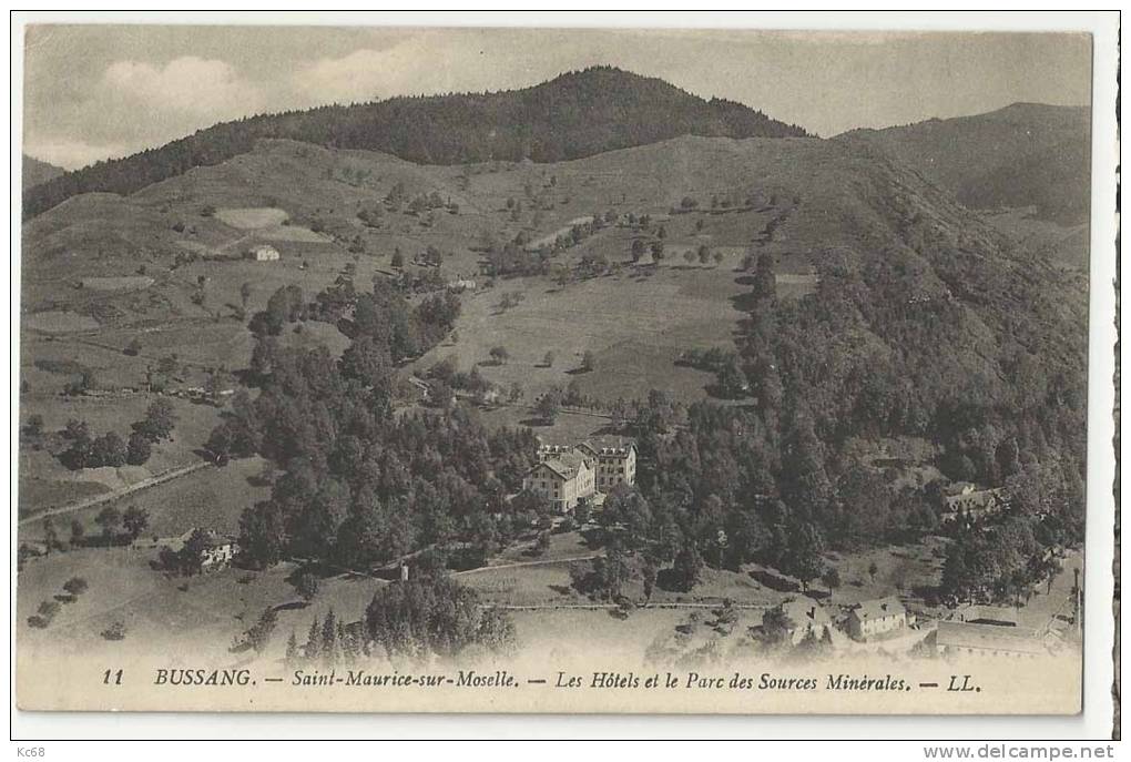 88 - Bussang - Saint Maurice Sur Moselle -bles Hôtels Et Le Parrc Des Sources Minérales - Col De Bussang