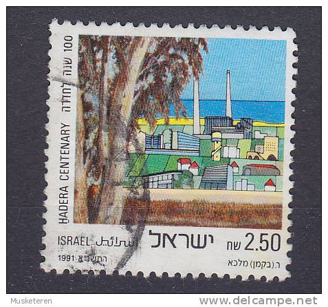 Israel 1991 Mi. 1183      2.50 NIS Stadt Hadera 100 Jahre - Used Stamps (without Tabs)