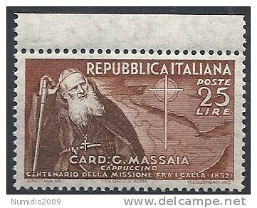 1952 ITALIA MASSAIA MNH ** - RR11550 - 1946-60: Nuovi