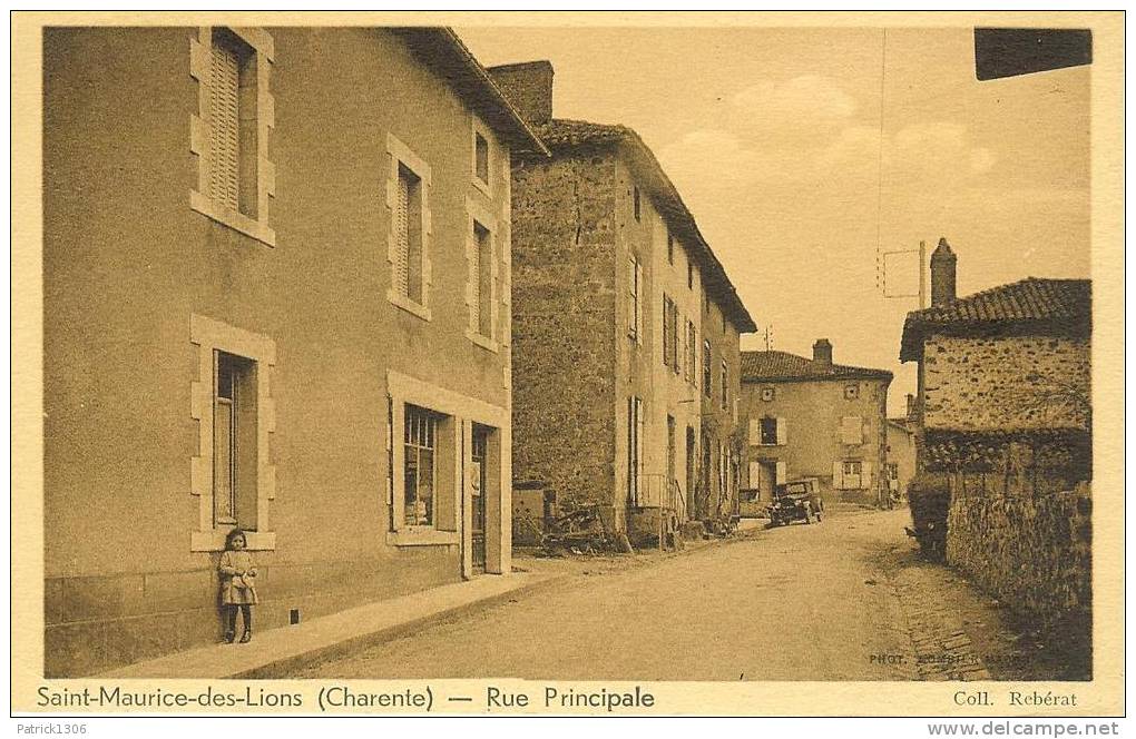 CPA  ST MAURICE DES LIONS, Rue Principale  7851 - Other & Unclassified