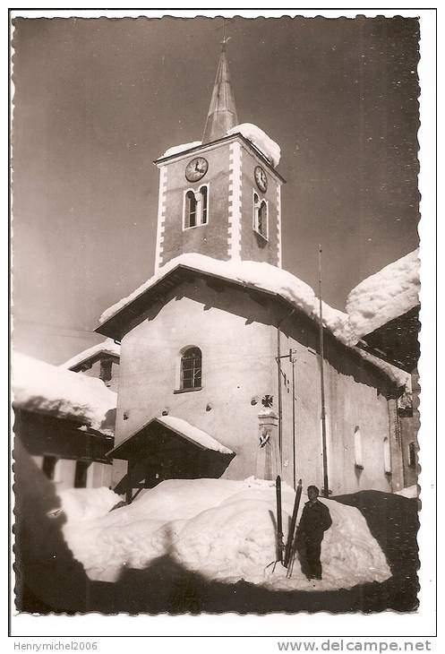 Savoie - 73 - Pralognan La Vanoise L'église Sous La Neige , Ed Photo Pittier - Pralognan-la-Vanoise