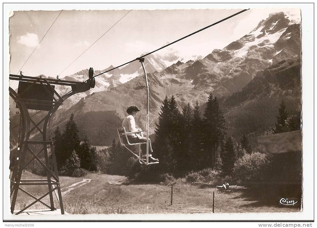 Haute Savoie - 74 - Les Contamines - Les Aiguilles De Bionnassay Vues Du Télésiège De Montjoie - Les Contamines-Montjoie