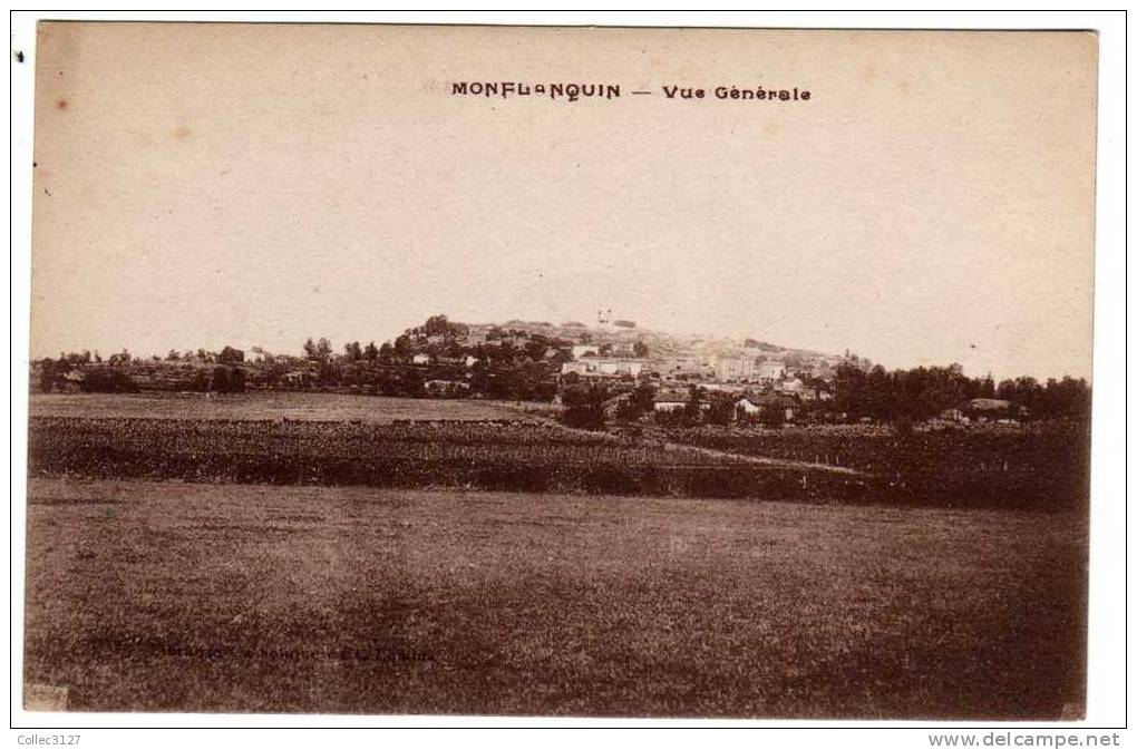 47 - Montflanquin - Vue Generale - Monflanquin