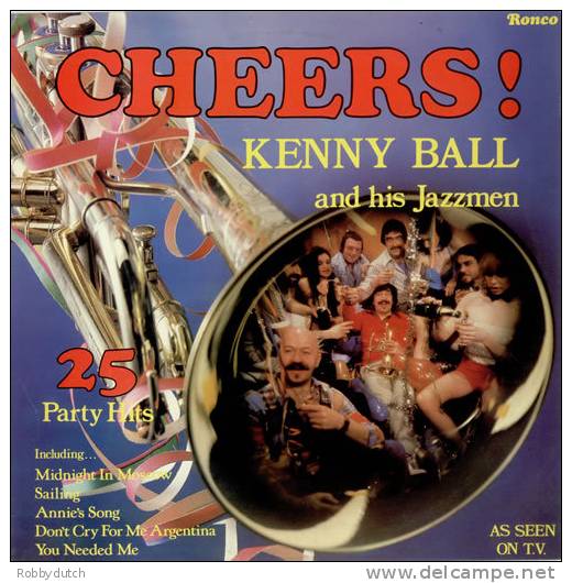 * LP *  KENNY BALL AND HIS JAZZMEN - CHEERS !  (England 1979 EX-!!!) - Jazz