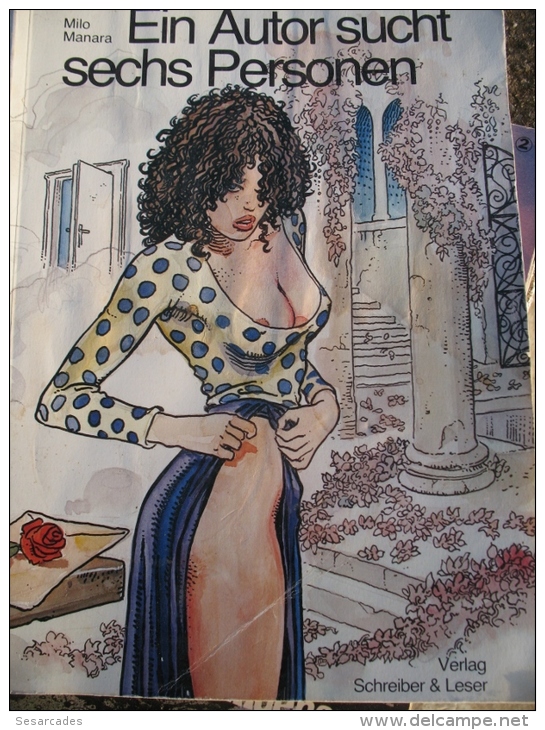 EIN AUTOR SUCHT SECHS PERSONEN. MILO MANARA BD EROTIC - Autres & Non Classés