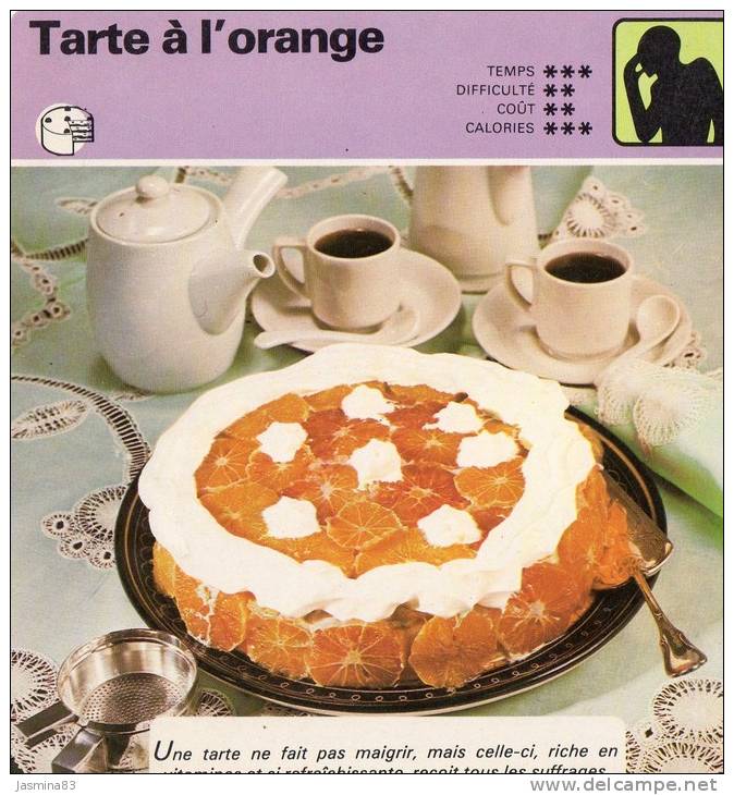 Tarte à L'orange - Recettes De Cuisine