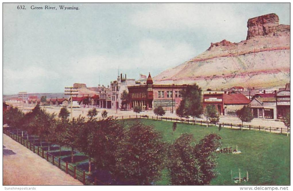 Wyoming Green River Town View - Green River