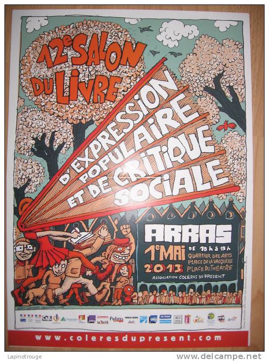 Affiche KONTURE Matt Salon Du Livre Arras 2013 (L'Association...) - Affiches & Posters