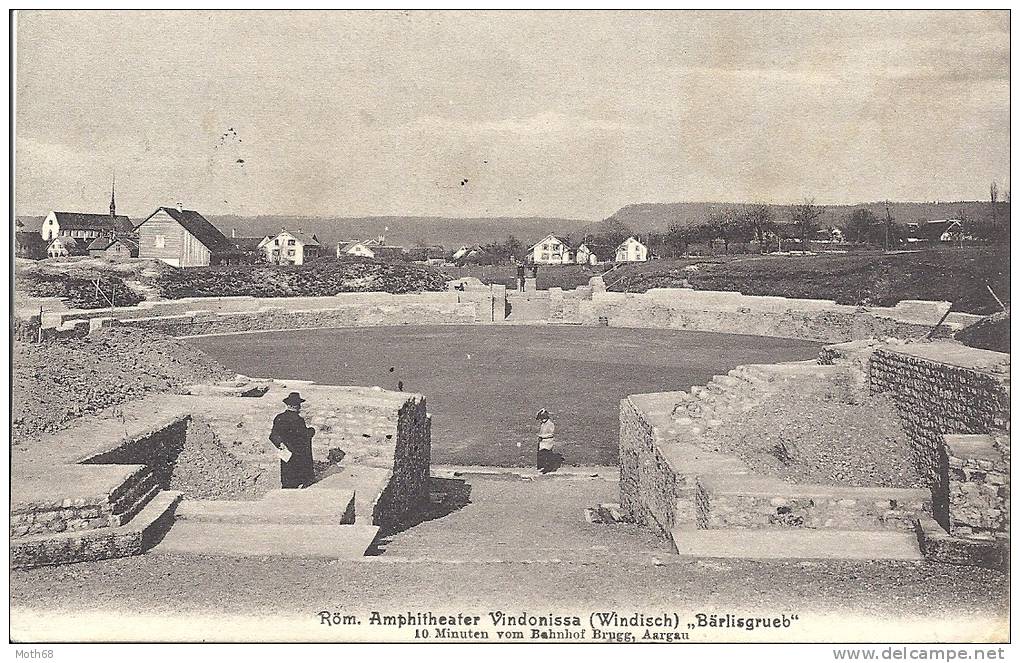 1907 Röm. Amphitheater Vindonissa (Windisch) "Bärlisgrueb" - Windisch