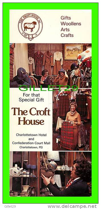 CHARLOTTETOWN, PEI - THE CROFT HOUSE - DIMENSION 10 X 23 Cm - 5 MULTIVIEWS - - Charlottetown