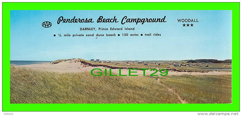 DARNLEY, PEI - PENDEROSA BEACH CAMPGROUND - DIMENSION 9X23 Cm - - Sonstige & Ohne Zuordnung