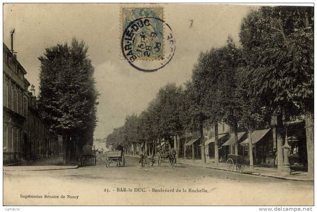 55 - BAR-LE-DUC - Boulevard De La Rochelle - Animée - Bar Le Duc