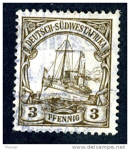 (1075)  SW Africa 1906  Mi.24  Used   ~ (michel €4,50) - Sud-Ouest Africain Allemand